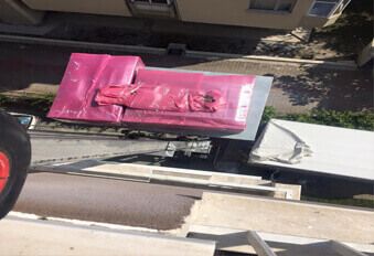 yeni adresine doğru yükselen modüler asanösr